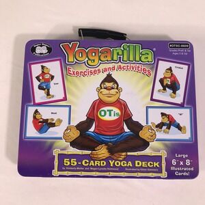 Super Duper Yogarilla Exercises and Activities Yoga Card Deck 55 6x8" Cards